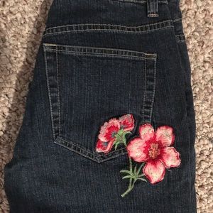 Embroidered jeans